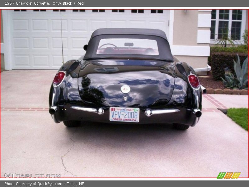 Onyx Black / Red 1957 Chevrolet Corvette