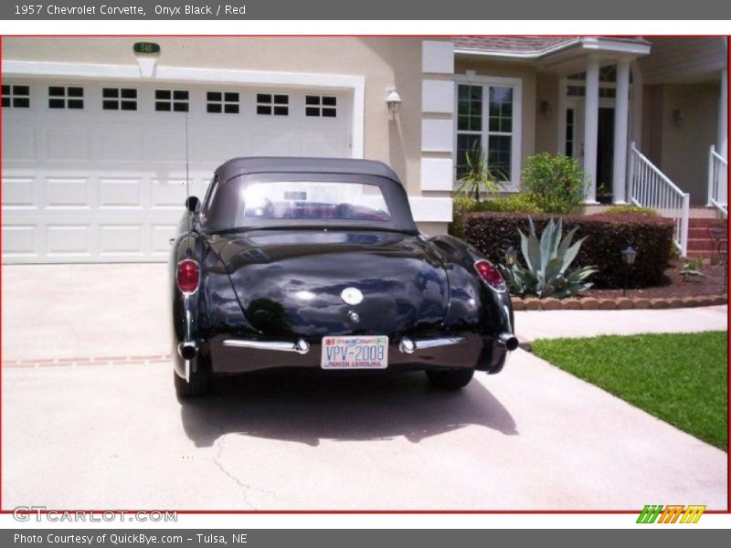 Onyx Black / Red 1957 Chevrolet Corvette