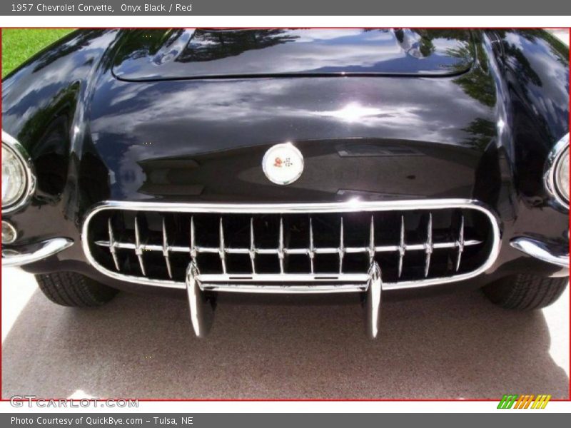 Onyx Black / Red 1957 Chevrolet Corvette