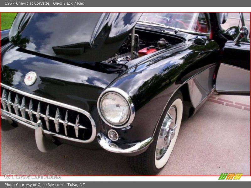 Onyx Black / Red 1957 Chevrolet Corvette