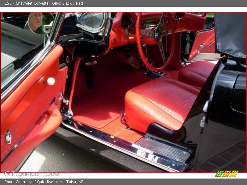 Onyx Black / Red 1957 Chevrolet Corvette