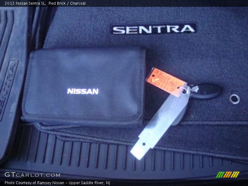 Red Brick / Charcoal 2013 Nissan Sentra SL