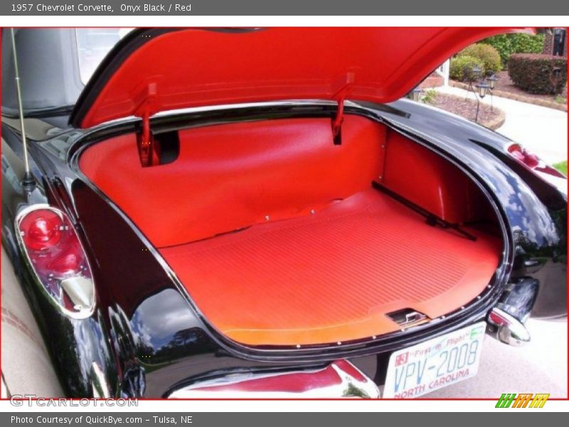Onyx Black / Red 1957 Chevrolet Corvette