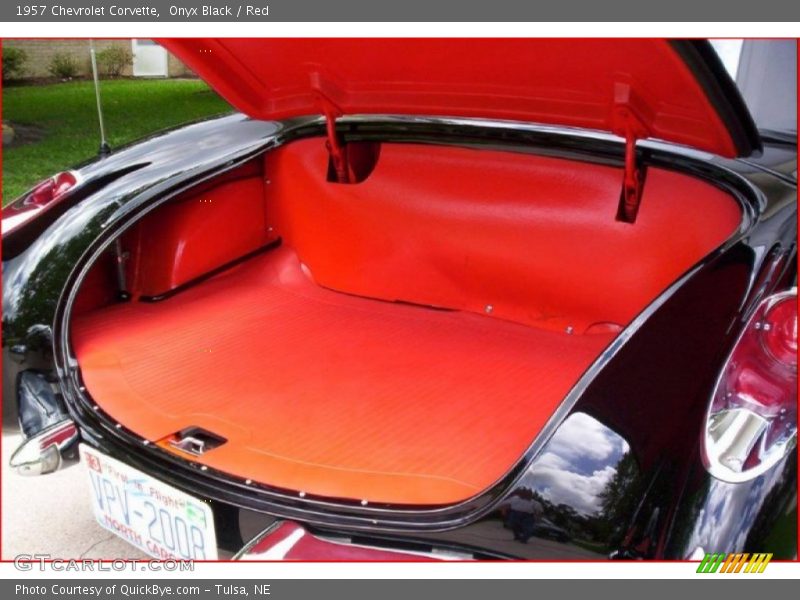 Onyx Black / Red 1957 Chevrolet Corvette
