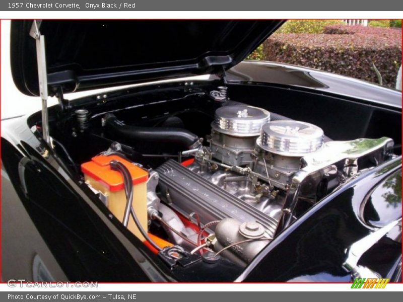 Onyx Black / Red 1957 Chevrolet Corvette