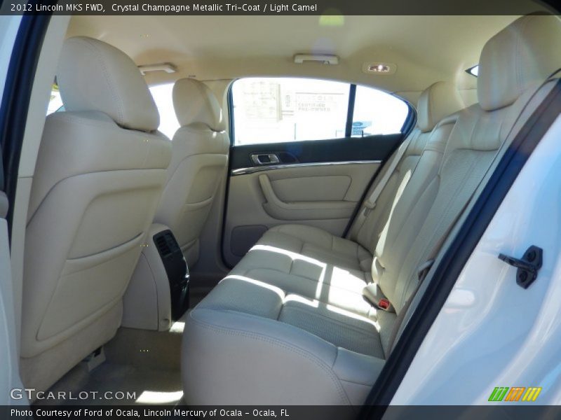 Crystal Champagne Metallic Tri-Coat / Light Camel 2012 Lincoln MKS FWD