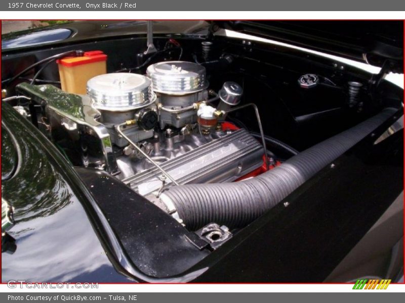 Onyx Black / Red 1957 Chevrolet Corvette