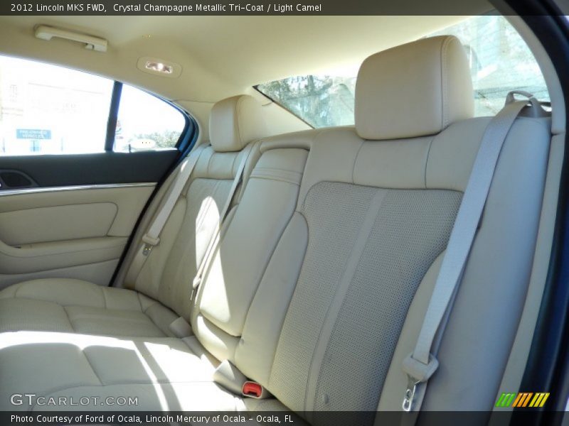 Crystal Champagne Metallic Tri-Coat / Light Camel 2012 Lincoln MKS FWD