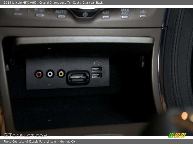 Crystal Champagne Tri-Coat / Charcoal Black 2013 Lincoln MKX AWD