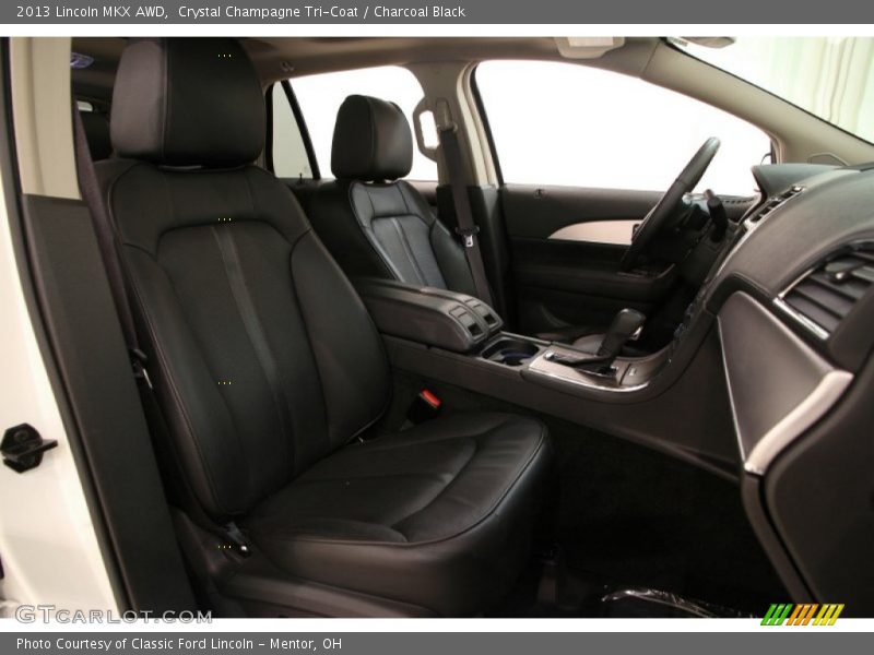 Crystal Champagne Tri-Coat / Charcoal Black 2013 Lincoln MKX AWD