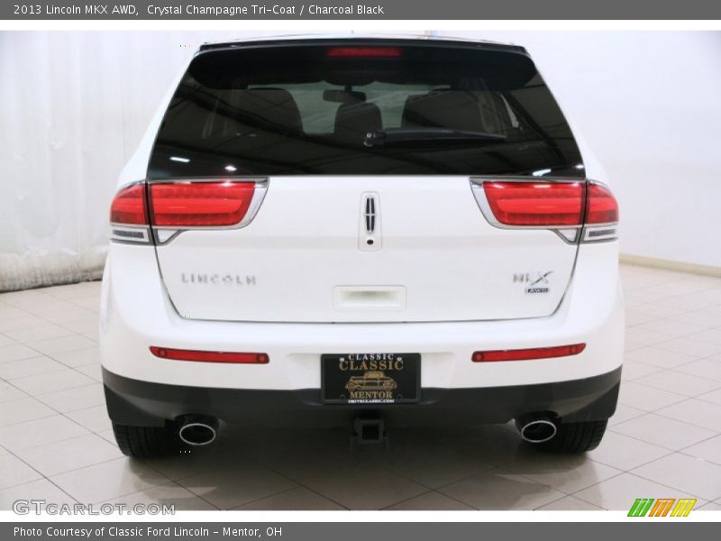 Crystal Champagne Tri-Coat / Charcoal Black 2013 Lincoln MKX AWD