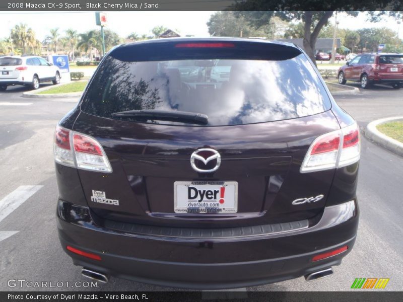 Black Cherry Mica / Sand 2008 Mazda CX-9 Sport