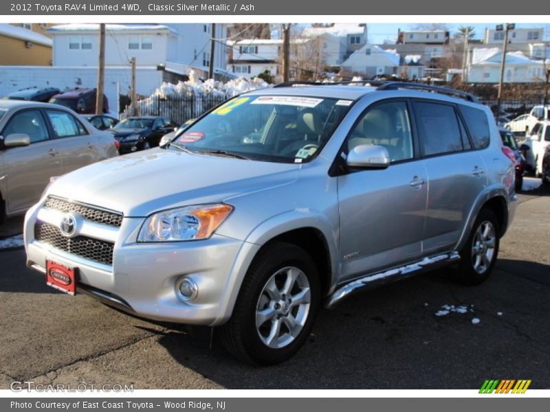 Classic Silver Metallic / Ash 2012 Toyota RAV4 Limited 4WD