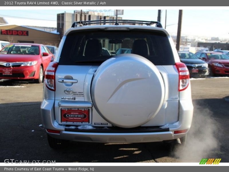 Classic Silver Metallic / Ash 2012 Toyota RAV4 Limited 4WD