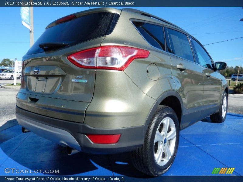 Ginger Ale Metallic / Charcoal Black 2013 Ford Escape SE 2.0L EcoBoost