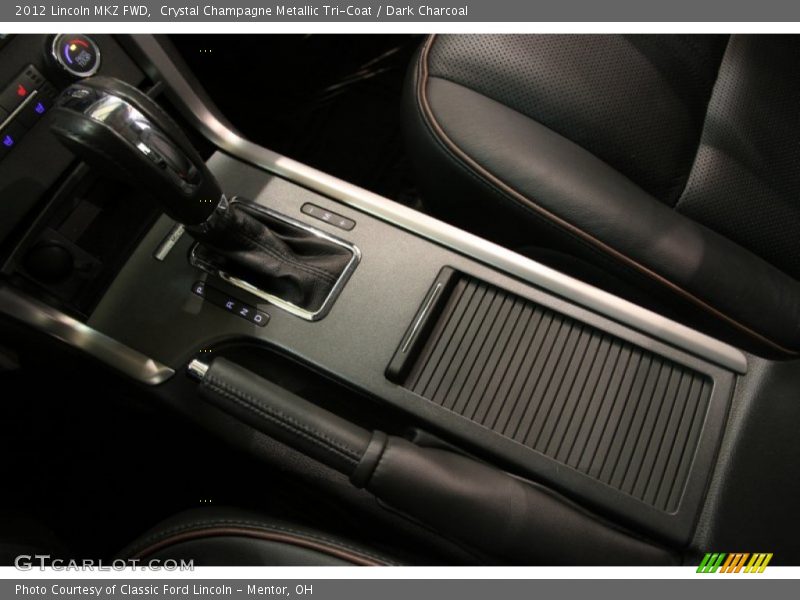 Crystal Champagne Metallic Tri-Coat / Dark Charcoal 2012 Lincoln MKZ FWD