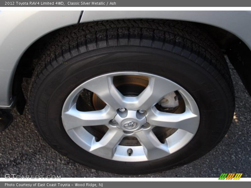 Classic Silver Metallic / Ash 2012 Toyota RAV4 Limited 4WD