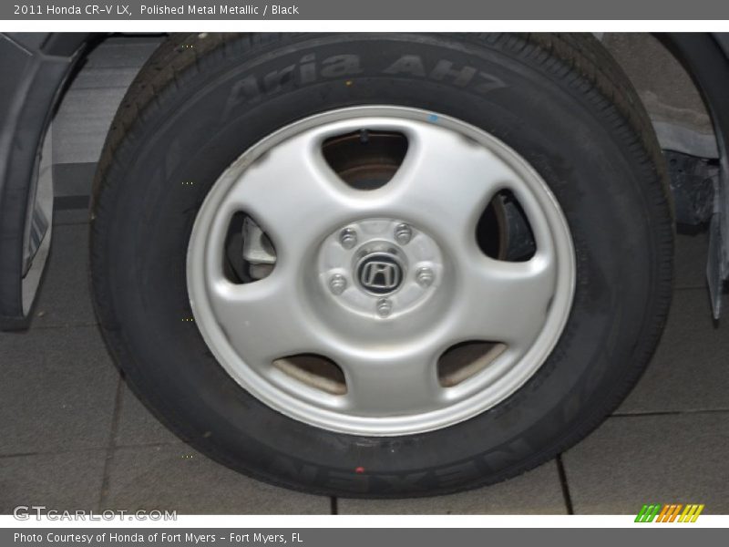 Polished Metal Metallic / Black 2011 Honda CR-V LX