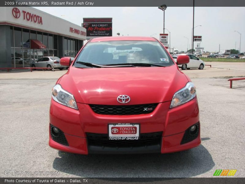 Radiant Red / Ash Gray 2009 Toyota Matrix XRS