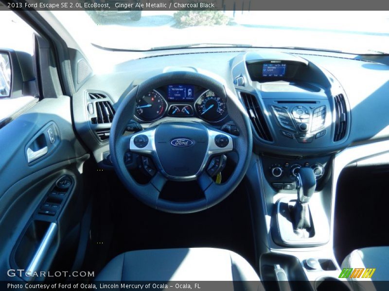 Ginger Ale Metallic / Charcoal Black 2013 Ford Escape SE 2.0L EcoBoost