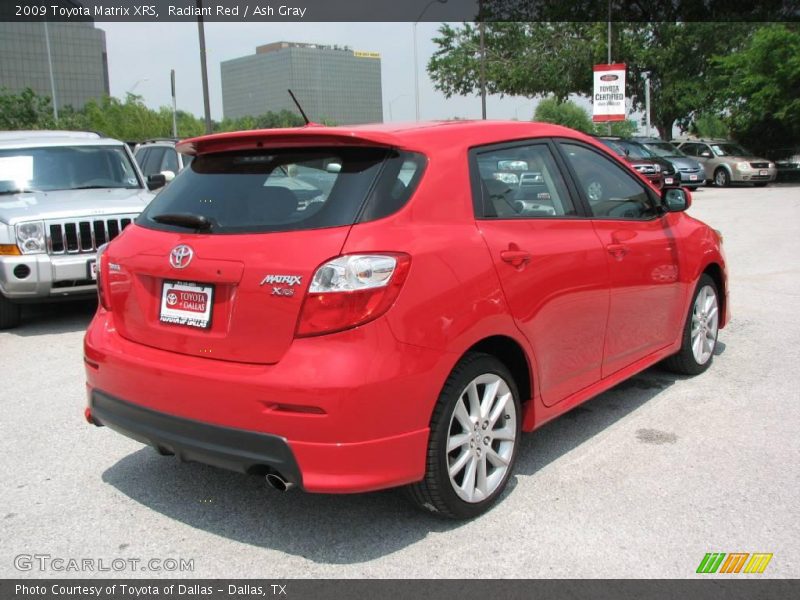 Radiant Red / Ash Gray 2009 Toyota Matrix XRS