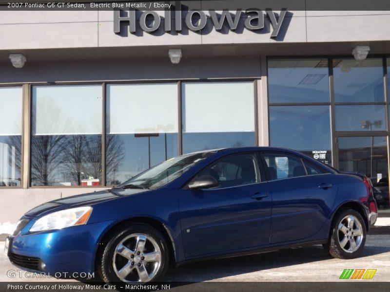 Electric Blue Metallic / Ebony 2007 Pontiac G6 GT Sedan