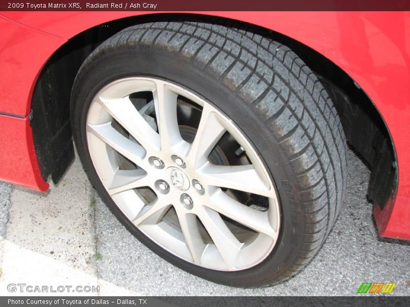 Radiant Red / Ash Gray 2009 Toyota Matrix XRS