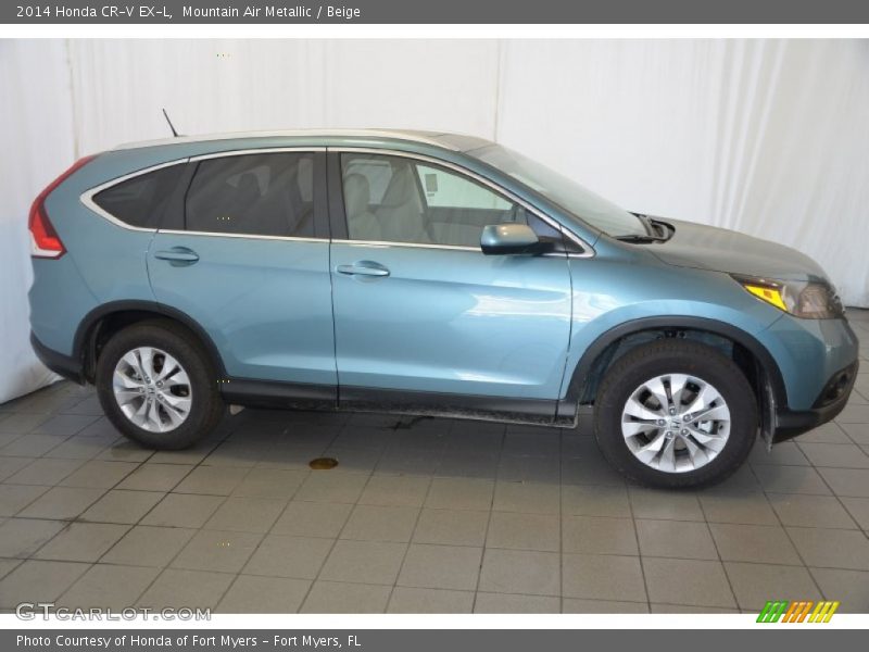 Mountain Air Metallic / Beige 2014 Honda CR-V EX-L