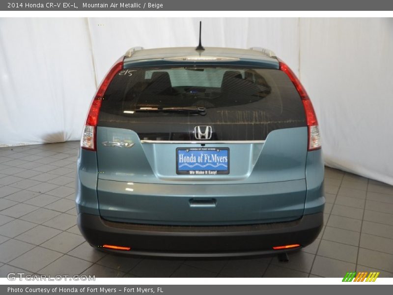 Mountain Air Metallic / Beige 2014 Honda CR-V EX-L