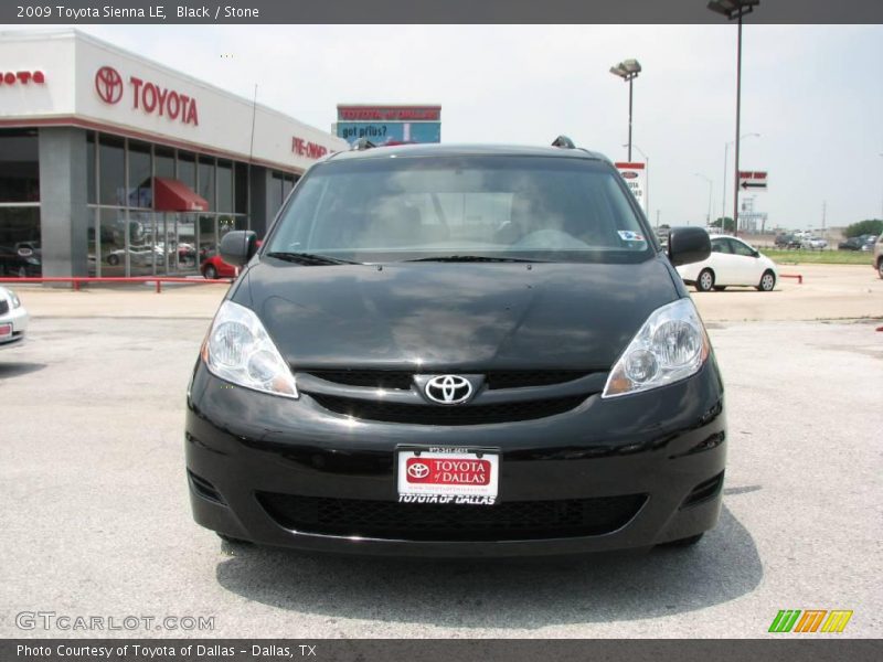 Black / Stone 2009 Toyota Sienna LE