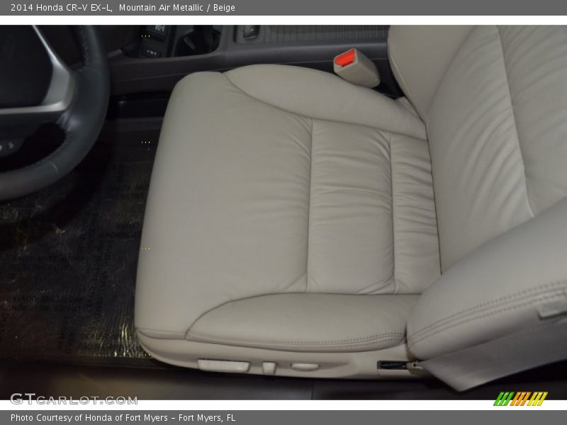 Mountain Air Metallic / Beige 2014 Honda CR-V EX-L