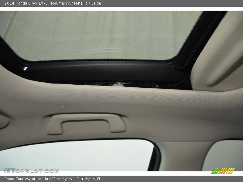 Mountain Air Metallic / Beige 2014 Honda CR-V EX-L