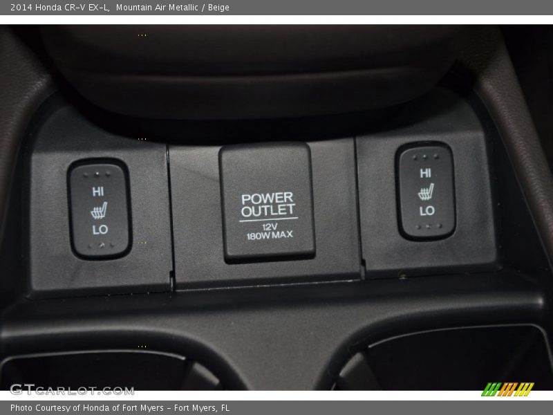 Mountain Air Metallic / Beige 2014 Honda CR-V EX-L