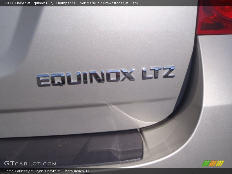 Champagne Silver Metallic / Brownstone/Jet Black 2014 Chevrolet Equinox LTZ