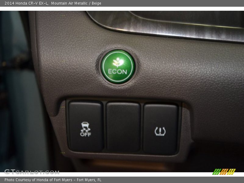 Mountain Air Metallic / Beige 2014 Honda CR-V EX-L