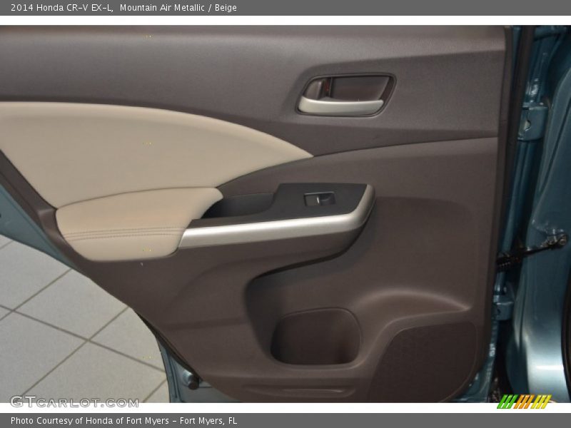 Mountain Air Metallic / Beige 2014 Honda CR-V EX-L