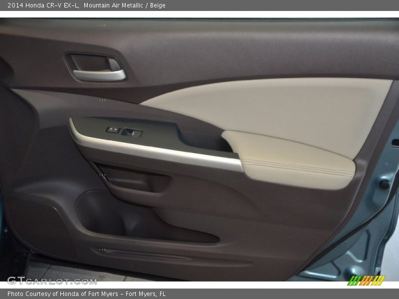 Mountain Air Metallic / Beige 2014 Honda CR-V EX-L