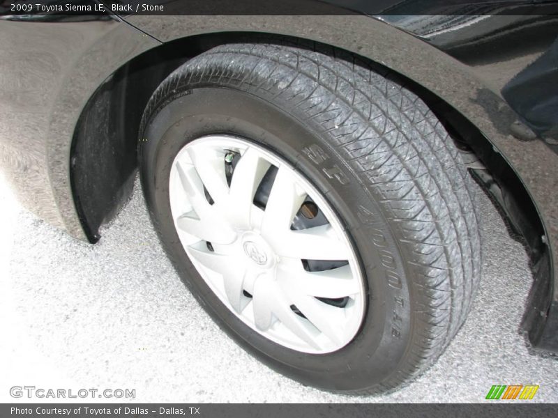 Black / Stone 2009 Toyota Sienna LE
