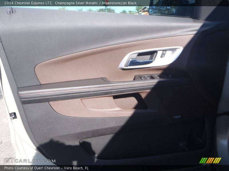 Champagne Silver Metallic / Brownstone/Jet Black 2014 Chevrolet Equinox LTZ