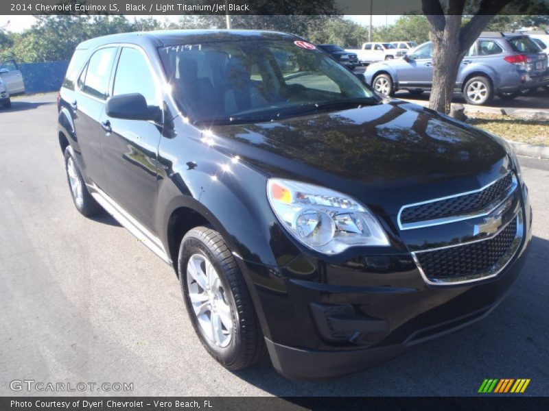 Black / Light Titanium/Jet Black 2014 Chevrolet Equinox LS