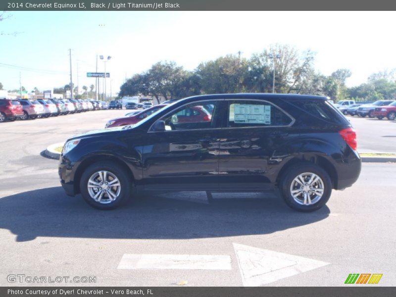 Black / Light Titanium/Jet Black 2014 Chevrolet Equinox LS