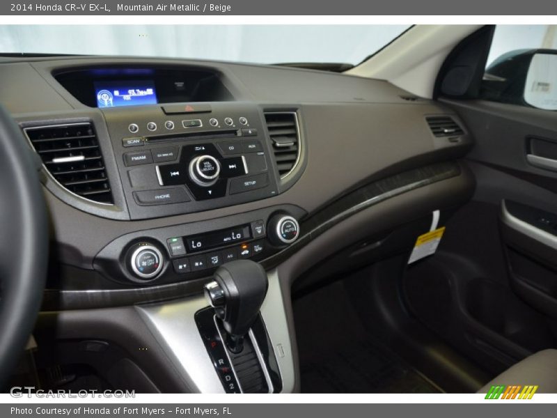 Mountain Air Metallic / Beige 2014 Honda CR-V EX-L