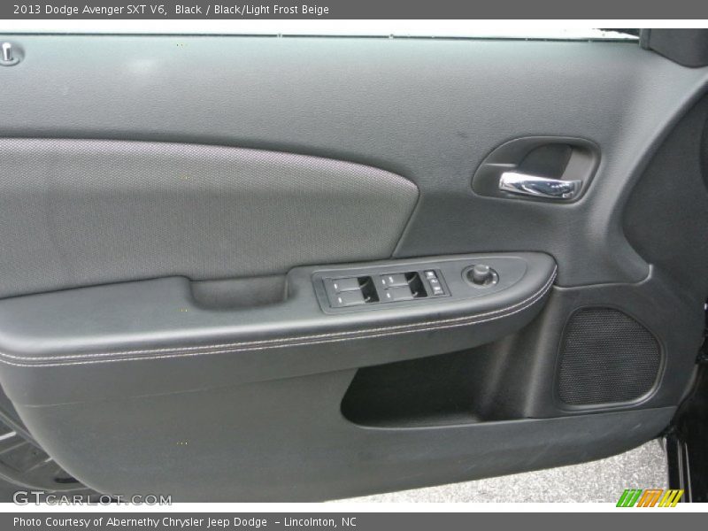 Black / Black/Light Frost Beige 2013 Dodge Avenger SXT V6