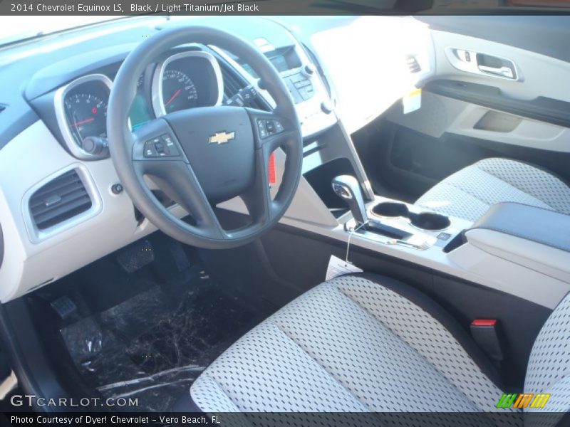 Black / Light Titanium/Jet Black 2014 Chevrolet Equinox LS