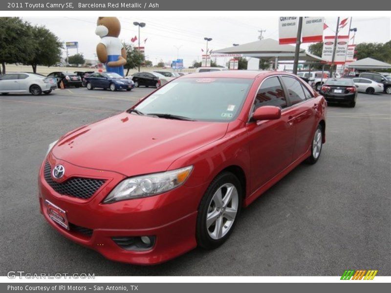 Barcelona Red Metallic / Ash 2011 Toyota Camry SE