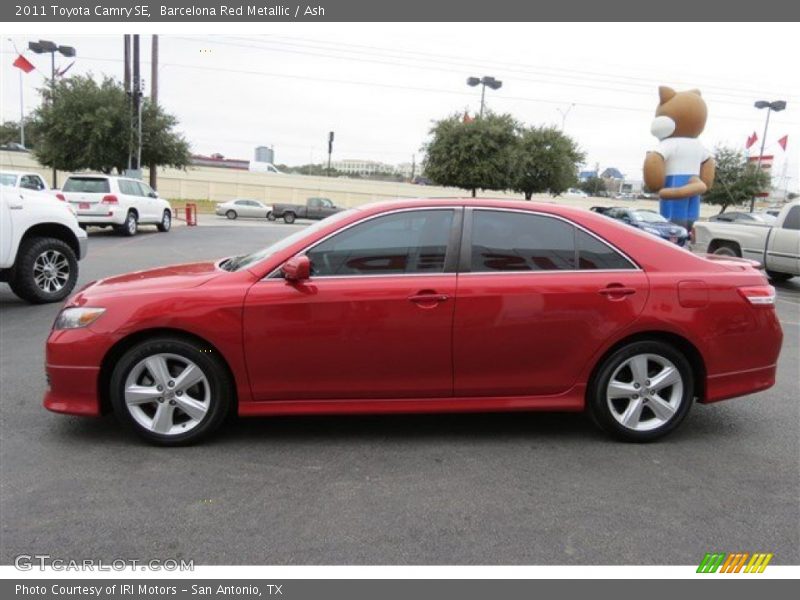 Barcelona Red Metallic / Ash 2011 Toyota Camry SE