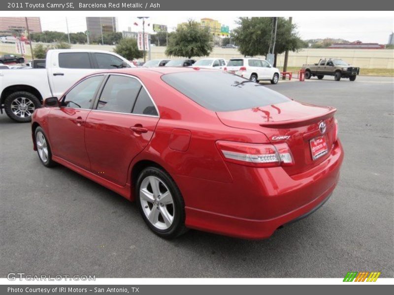 Barcelona Red Metallic / Ash 2011 Toyota Camry SE