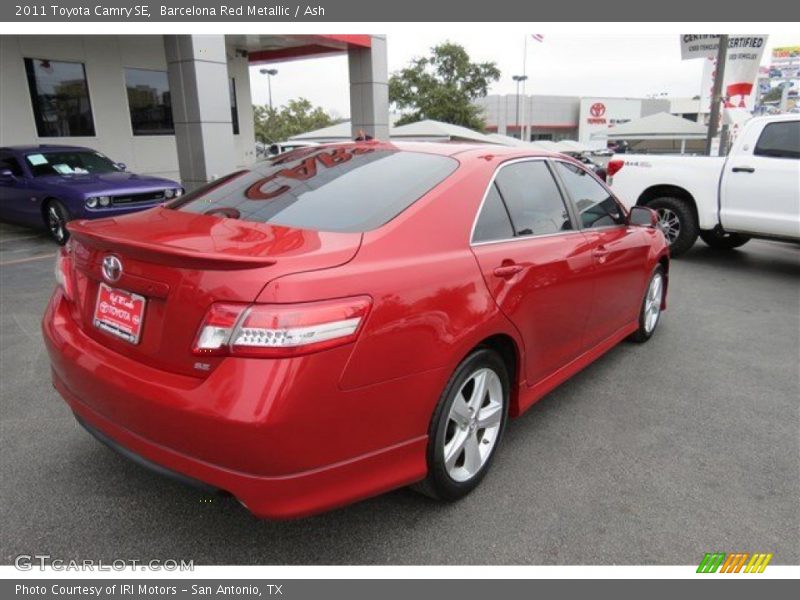 Barcelona Red Metallic / Ash 2011 Toyota Camry SE