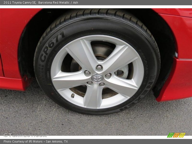 Barcelona Red Metallic / Ash 2011 Toyota Camry SE