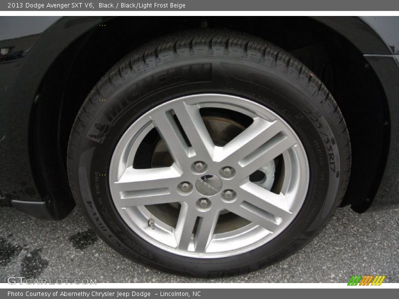 Black / Black/Light Frost Beige 2013 Dodge Avenger SXT V6